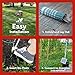 RentACoop Electric Anti-Predator Goat Fence - Suitable for Goats and Larger Animals - Energizer Not Included - 168' L x 42