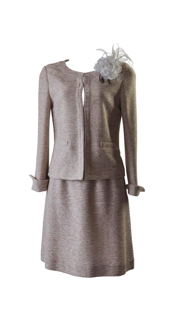 Amazon | [オンワード樫山] ノーカラージャケット&スカート