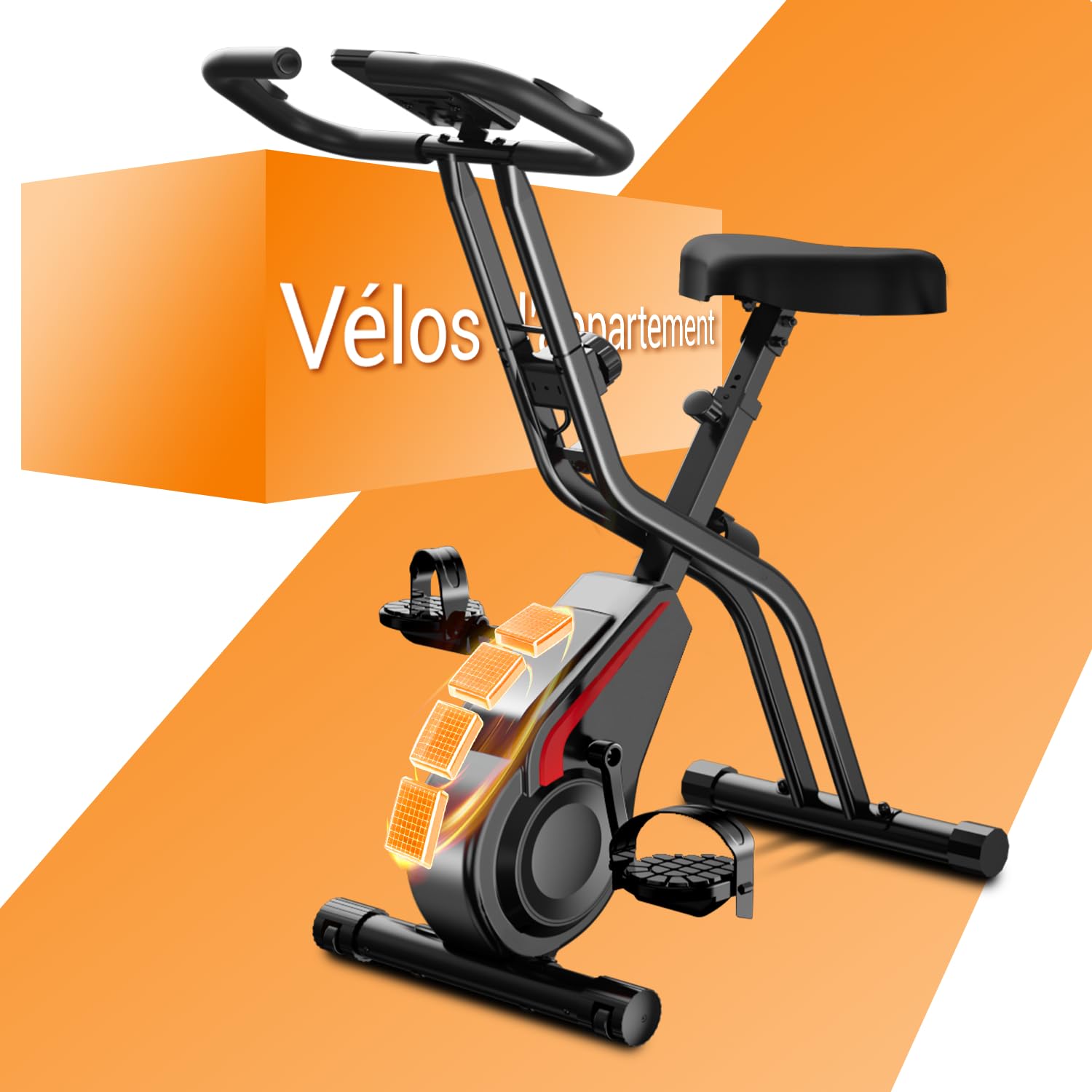 umay vélo d'appartement pliable