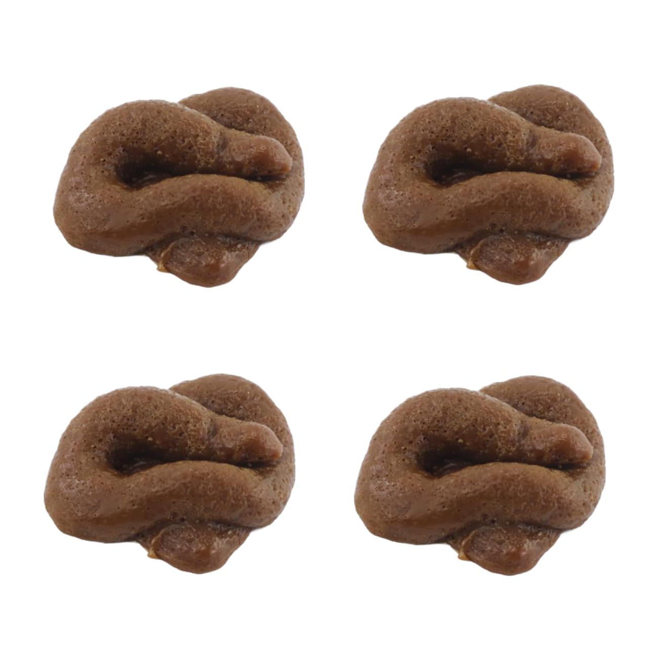 4Pcs Soft Poop Poop Toy Realistic Vivid Appearance Party Supplies Simulation Tricky Poop for Halloween Poop Toy Fake Novelty and Gag Toys
