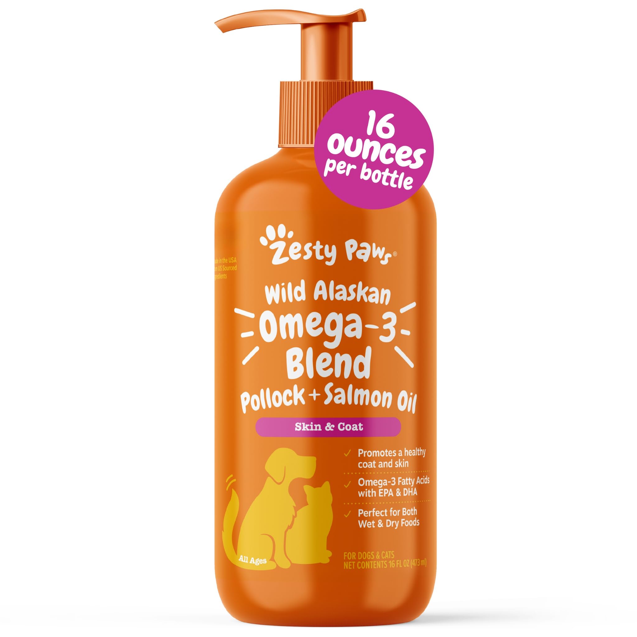 Zesty Paws Wild Alaskan Omega Blend