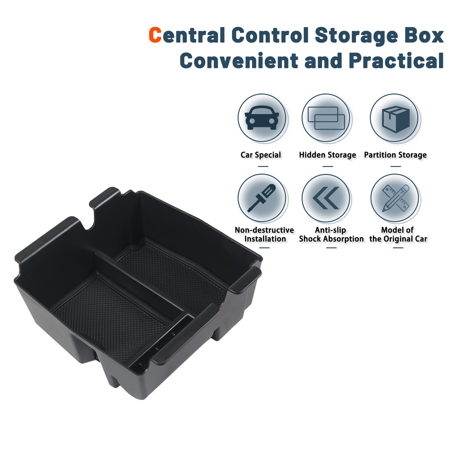 Organizzatore Console Per Jeep Wrangler JL E Gladiator JT 2018-2024 - Nero - Foto 12