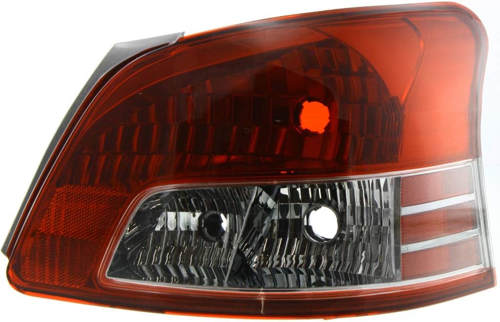 For 2007-2011 Toyota Yaris Rear Tail Light Passenger Side Assembly Unit TO2819140 S; For Sedan | 81551-52770