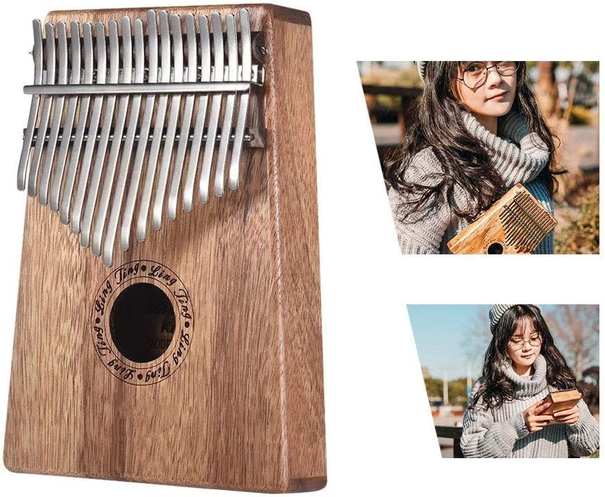 Mini Finger Kalimba Thumb Piano 17-Key Portable Thumb Piano Kalimba Matériau en Bois Massif, avec Sac de Rangement, Sac… - Les Beatles, Paul McCartney, John Lennon, RIngo Starr, George Harrison Mini Finger Kalimba Thumb Piano 17-Key Portable Thumb Piano Kalimba Matériau en Bois Massif, avec Sac de Rangement, Sac… – Image 5
