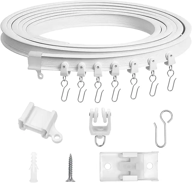Flexible Curtain Rail 3m No-Drill Installation - Skena Gardin