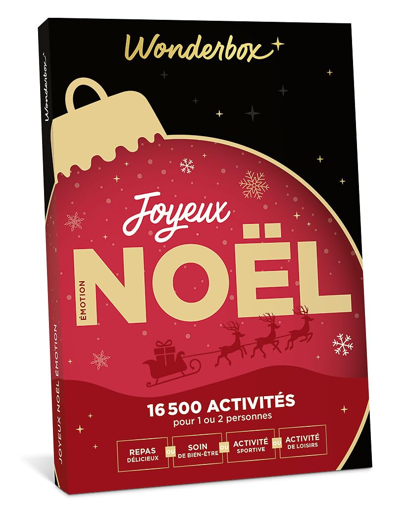 Wonderbox - Joyeux Noël Émotion - Coffret Cadeau - Idée Cadeau Multi Activités