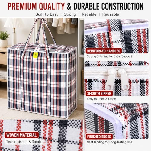 Image of Storite 2 Pack Medium 68L Multi-Purpose Heavy Duty Underbed Storage Bag