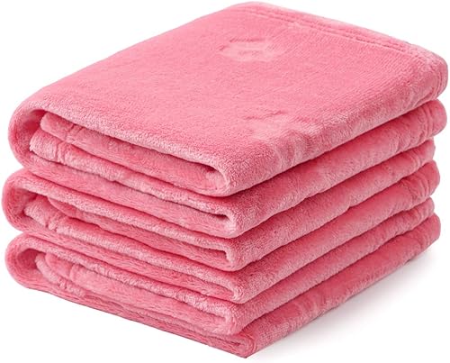 Miniatura 1 de 1 paquete de 3 mantas de forro polar suave y esponjoso para mascotas, manta de franela con bonito diseño de pata 3D para perro, cachorro, gato,