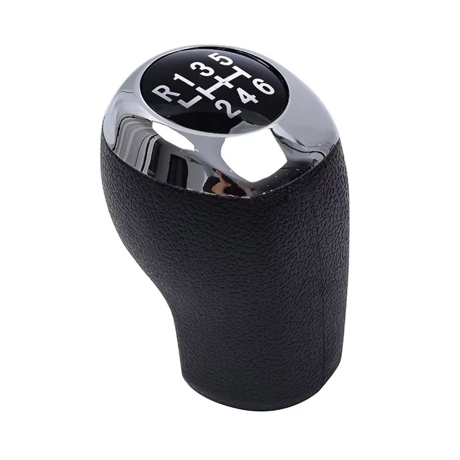 WYLWSHA Shift Gear Knob Cover for Hyundai for Accent for Verna for Solaris for HB20 for Elantra GT for I30 for I25 5 6 Speed Manual Gear Shift Knob(Bright 6 Speed)