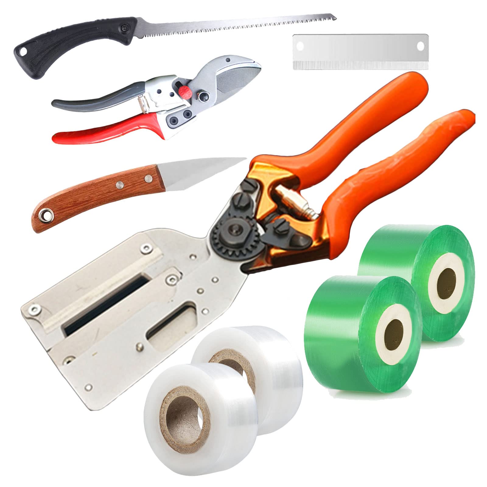 Kit D'outils De Greffage De Jardin Pour Arbres Fruitiers, Comprend Un Couteau à Greffer Un Ruban Adhésif Pour Plantes