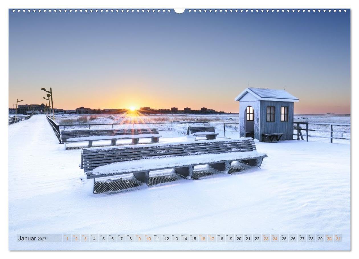 Fernweh Norden - Dünen, Meer und Weite (hochwertiger Premium Wandkalender 2027 DIN A2 quer), Kunstdruck in Hochglanz: Beeindruckende ... begleiten durch das Jahr. (CALVENDO Natur)