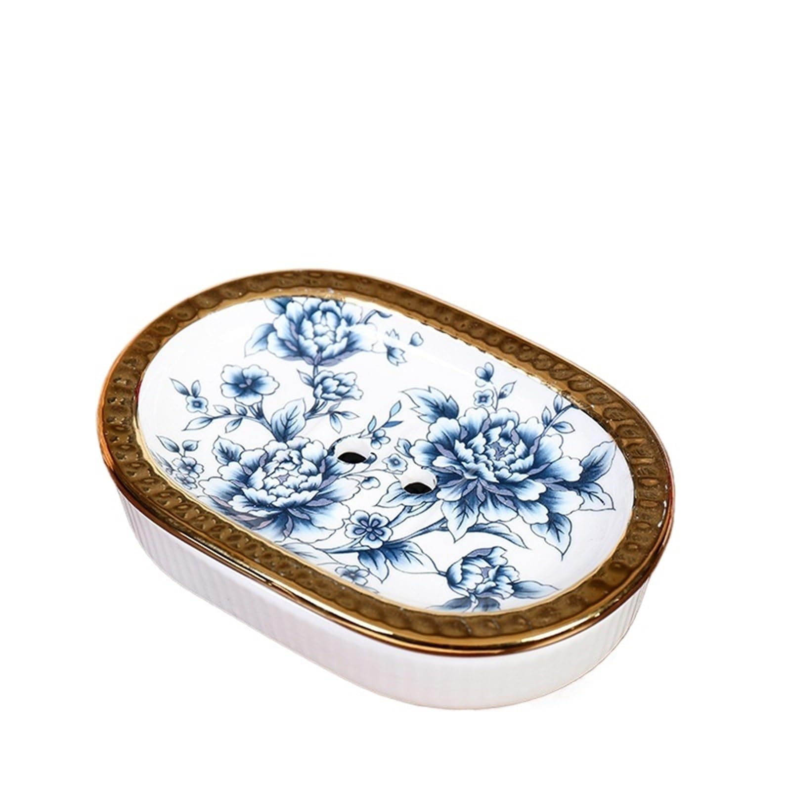 Jfnklfg Color3 Ceramic Soap Dish Ceramic Soap Box Double Draining