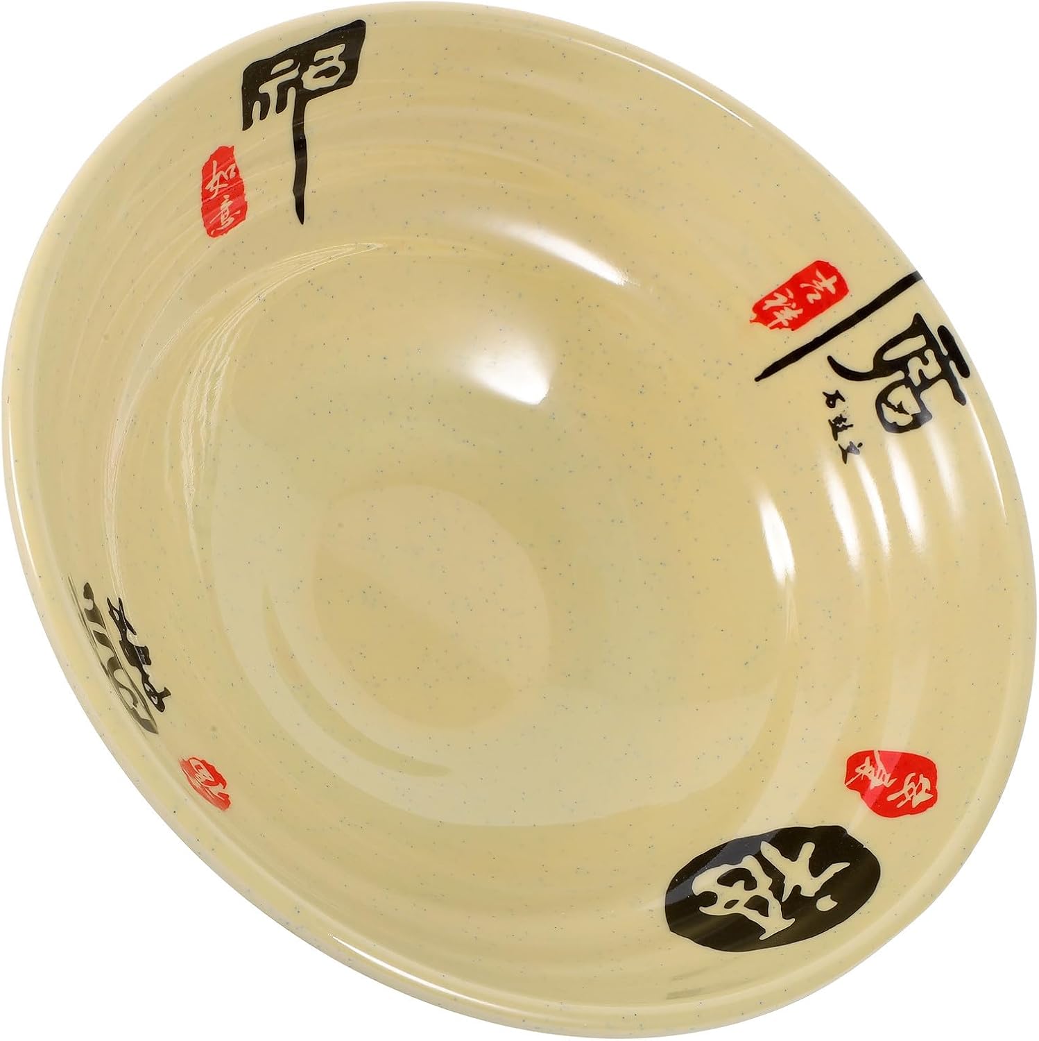 Garneck Khaki Melamine Large Capacity round Bowl for Soup and Snacks