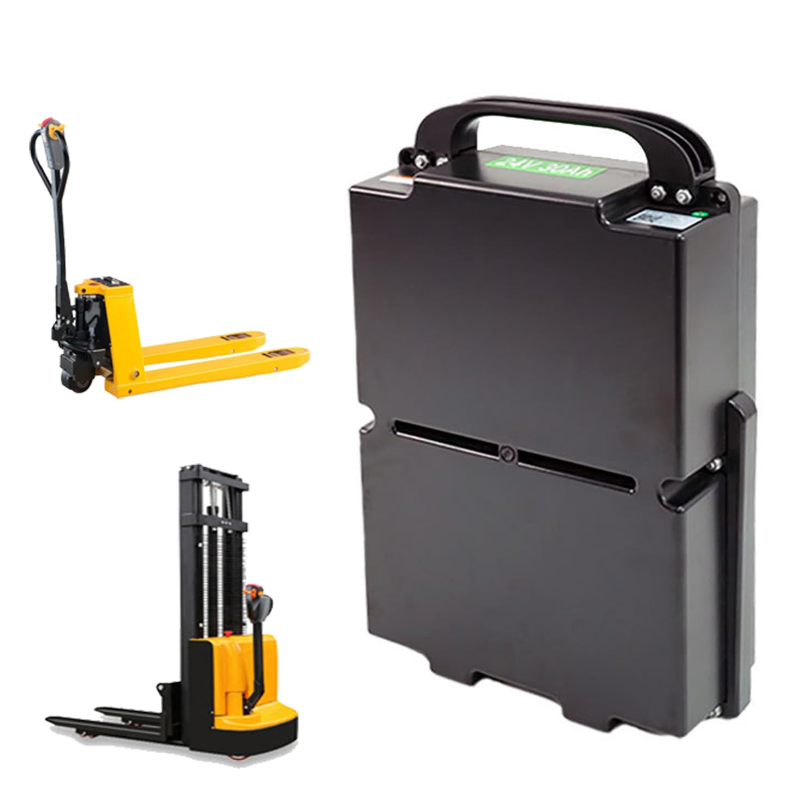 48V 20Ah 30Ah LiFePO4-Akku für Gabelstapler, 48-Volt-Elektro-Hubwagen mit integriertem BMS für EPL205Z/MT16/20-Motor mit Griff