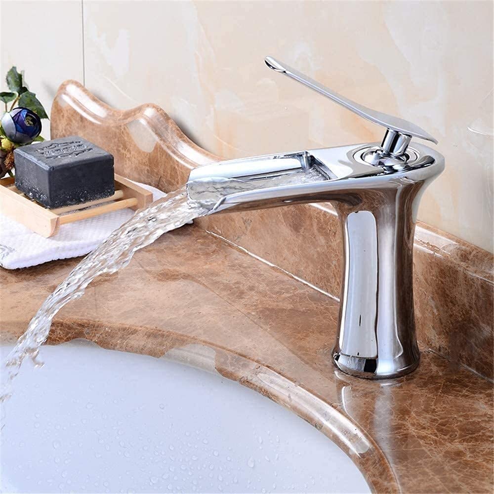 Robinet cascade de lavabo moderne et son cadeau nain en argent - 2