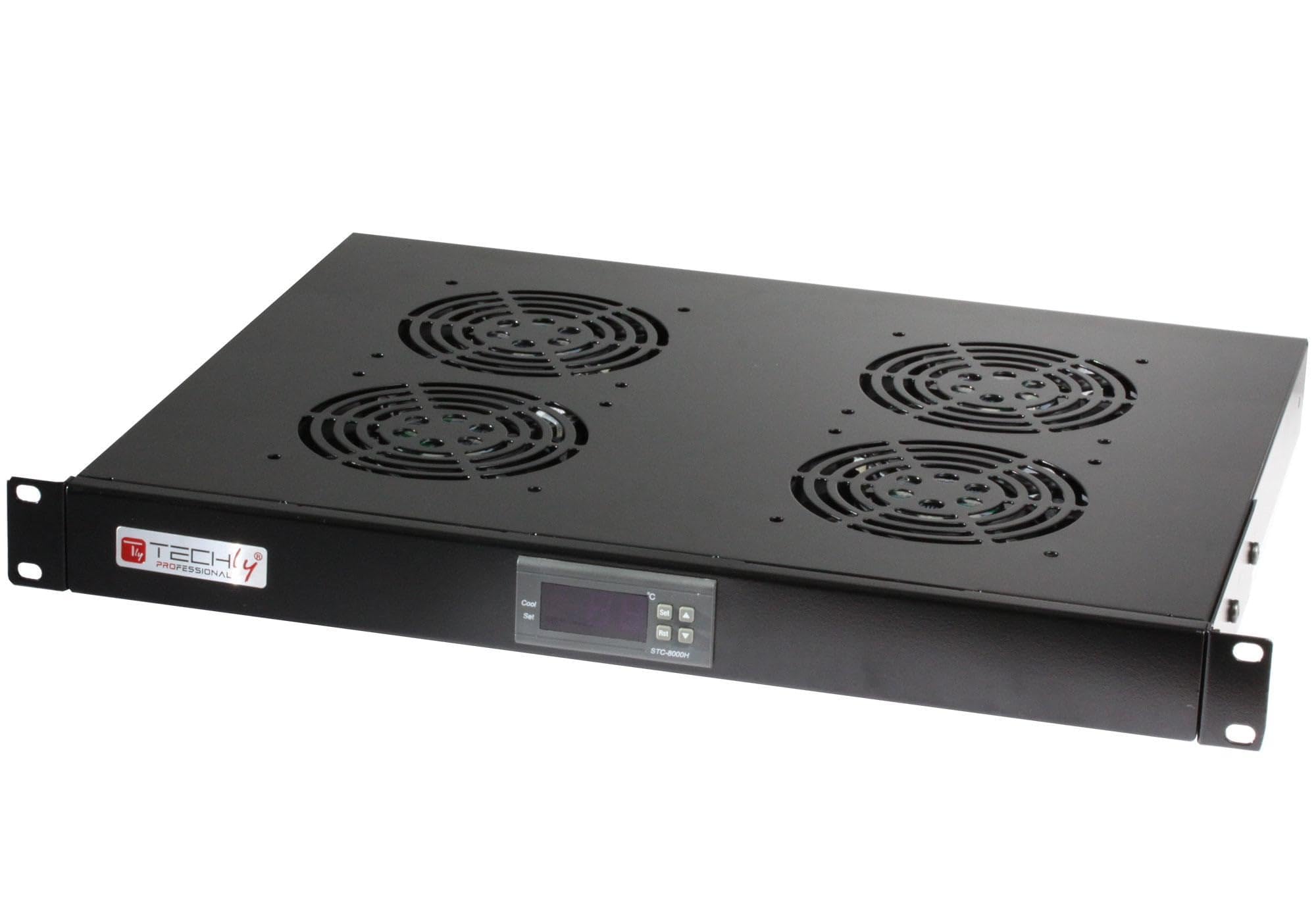 4 Fan Unit for Rack 19" Black