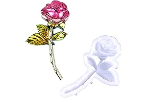 Perfect Craft Companion: 3D Rose Flower Silicone Molds for Unforgettable Valentine's Day Creations