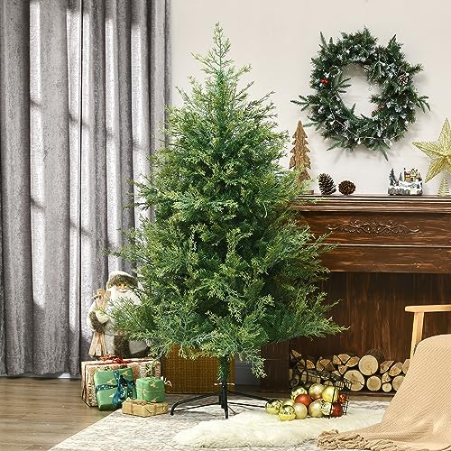 6ft Tall Artificial Christmas Tree Holiday Décor with 700