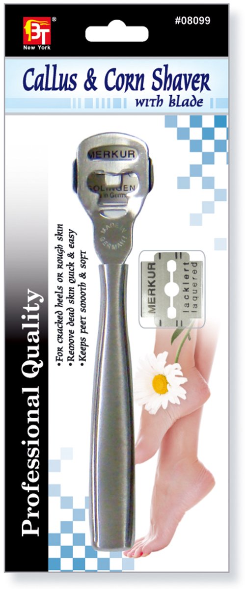 Beauty Town Stainless Steel Callus & Corn Shaver with Blade