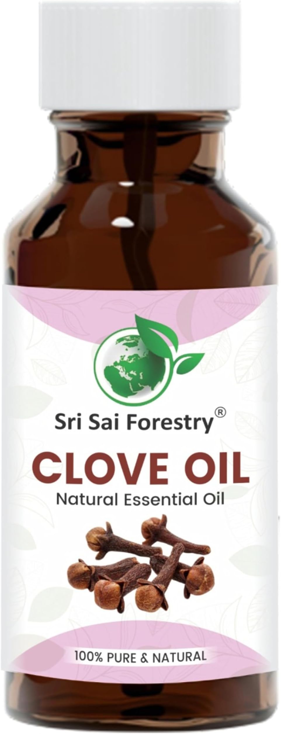 Nilgiri Hills Clove Oil 40ml | Therapeutic Grade 100% Pure Clove Oil for Teeth,Hair and Skin
