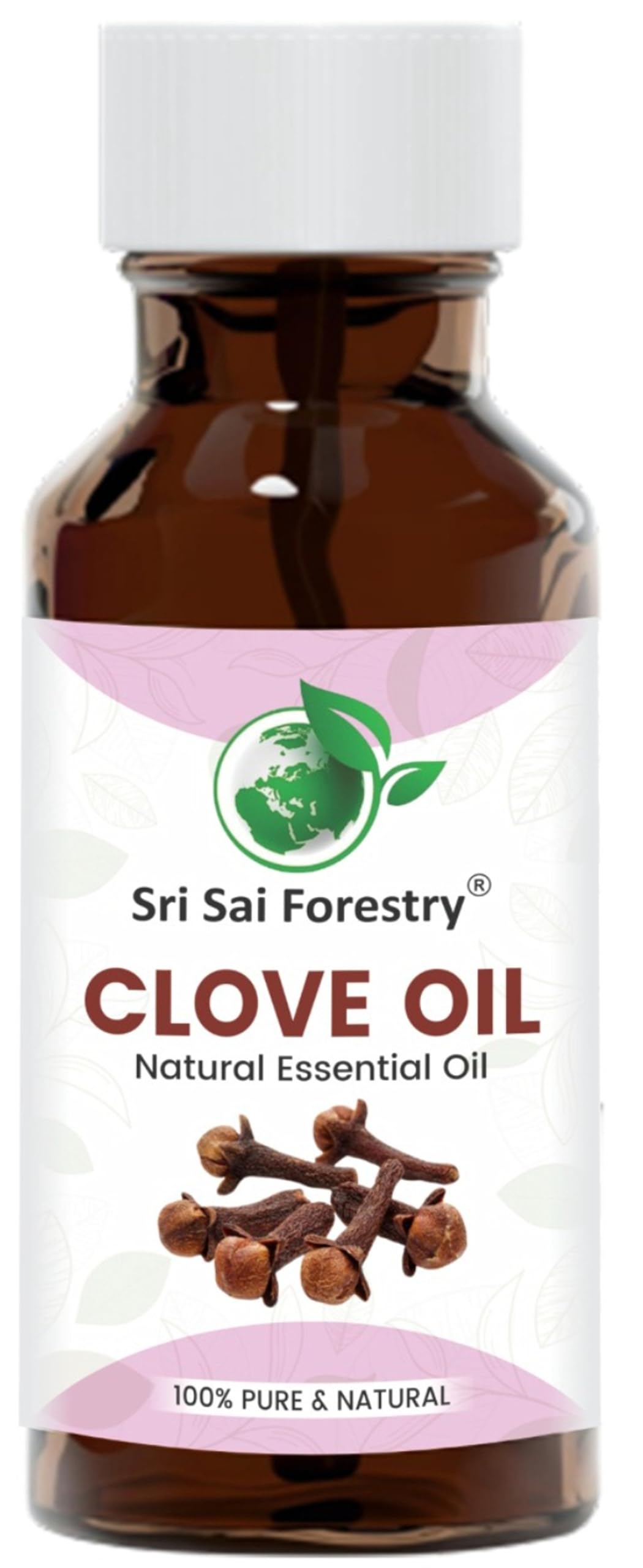 Nilgiri Hills Clove Oil 40ml | Therapeutic Grade 100% Pure Clove Oil for Teeth,Hair and Skin