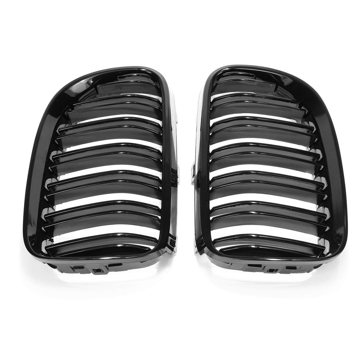 Parrilla de parachoques delantero para Serie 3 E92 de listones dobles 2010-2014 7