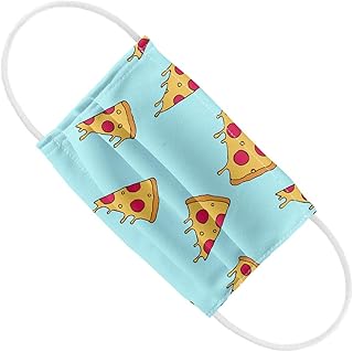 Popfunk Kids Pizza Slices Pattern 1-Ply Reusable Face Mask Covering