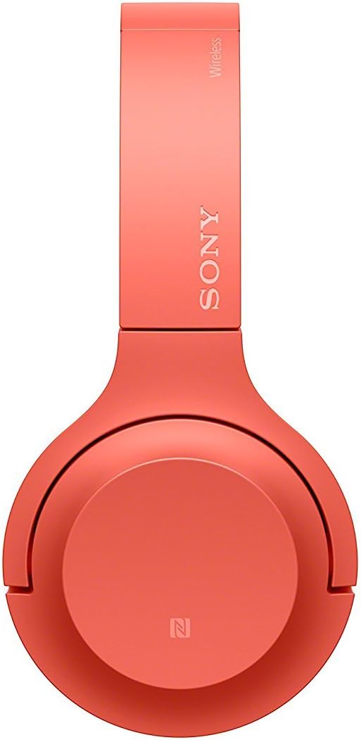 sony wh h800 h ear series wireless on ear high resolution headphones international versionseller warranty red
