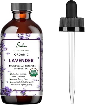 Pure USDA Certified Organic Lavender Essential Oil 118 ml / 4 fl.oz