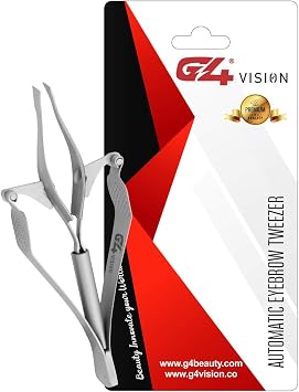 G4 Vision Professional AUTOMATIC EYEBROW TWEEZER Hair Removal Auto Tweezers Tool