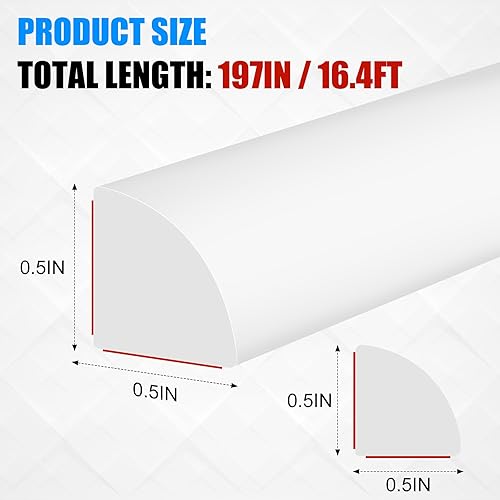 Miniatura 9 de Moldura para zócalo de pared de 4 pulgadas x 10 pies, moldura para despegar y pegar, base de vinilo autoadhesivo flexible para pared, piso, esquina