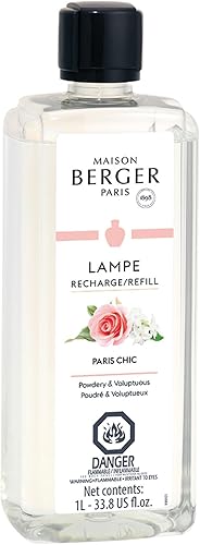 Vista 37 de MAISON BERGER - Té blanco puro - Recambio de fragancia Lampe Berger para difusor de aceite de fragancia para el hogar - Ambientador - 33.8 onzas