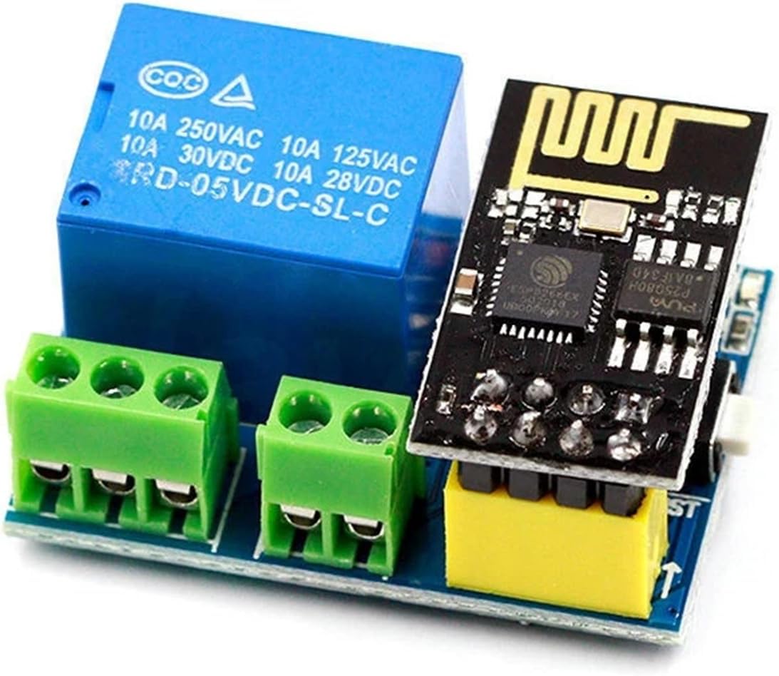 ESP8266 ESP-01S 5V WiFi Relay Module Things Smart Home Remote Control Switch Phone APP ESP01 ESP-01 Wireless WiFi Module(Largest)