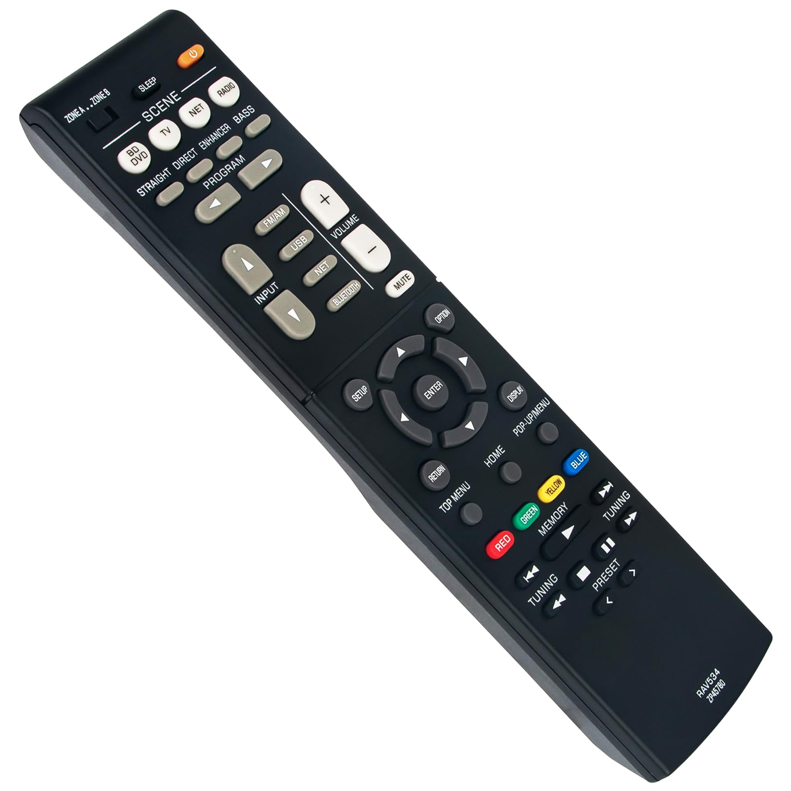 Amazon.com: RAV534 Replace Remote Work for Yamaha ZP45780 RX-V583