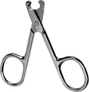 Dog Cat Nail Cutter 3.2'' Pet Nail Trimmer Scissors for Small Animals, Sharp Blades, German Stainless Steel Trimming Claw Clipper, Heavy Duty Large Finger Hole, Easy Grip for Kitten, Puppy Hamster