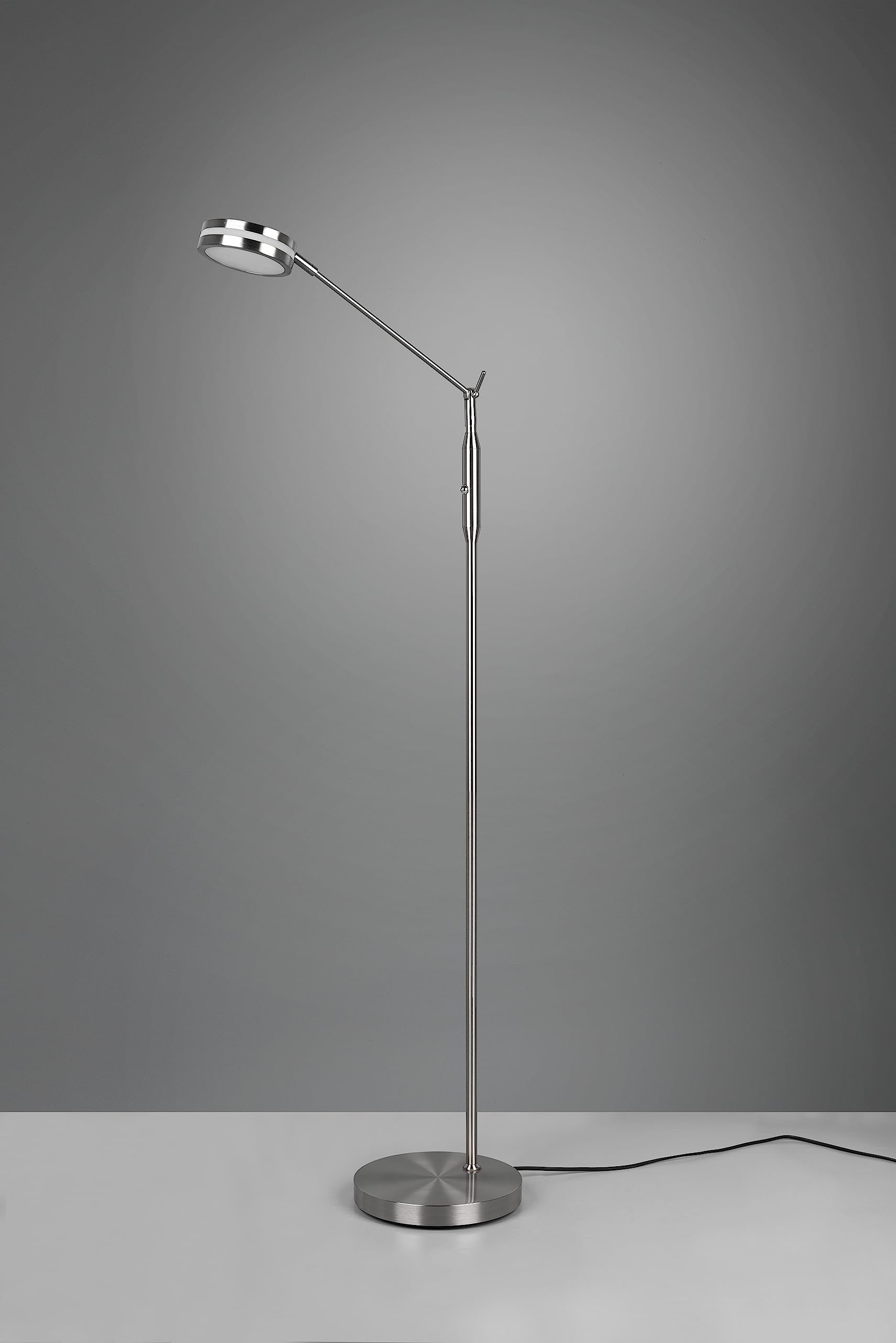 Trio Lighting Lampada da Terra, Nichel Opaco
