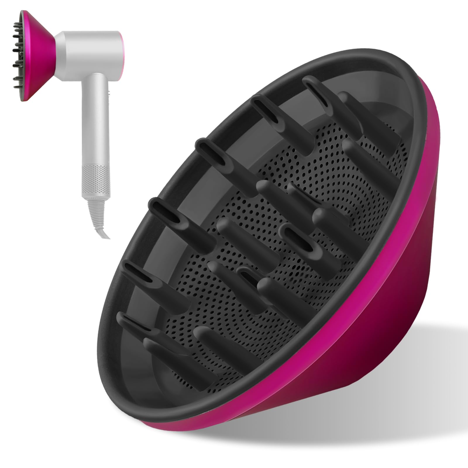 YTCHYYSK Hair Dryer Attachments for Dyson Supersonic Hair Dryer HD01 HD02 HD03 HD04 HD08, Diffuser for Wavly Curly Hair