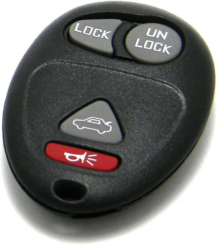 OEM Electronic 4-Button Key Fob Remote Compatible with Buick Oldsmobile Pontiac (FCC ID: L2C0007T, P/N: 10335582, 10335582-88)