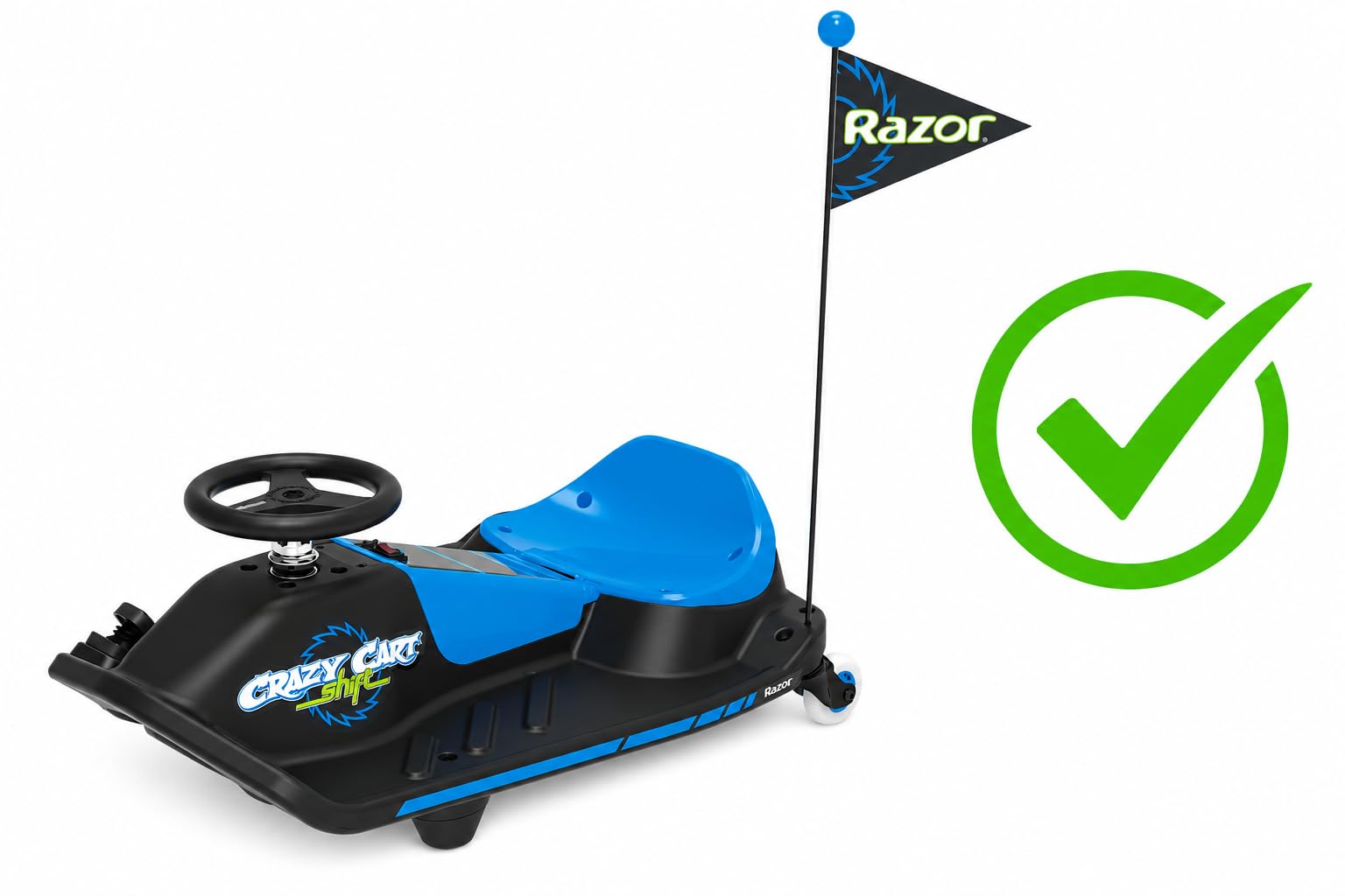 Razor Crazy Cart Shift Battery with 30 Amp Fuse (2 x 12V/2.8Ah) (3 Hole/2 Pin)