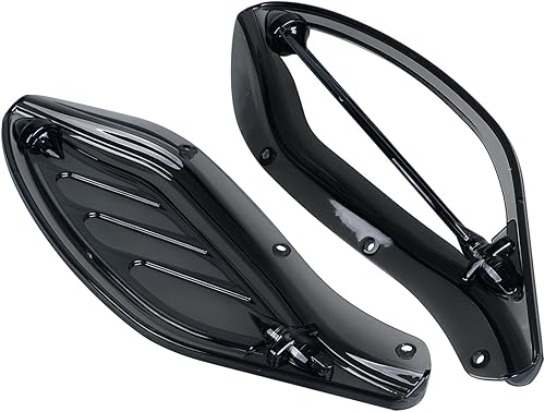 Miniatura 2 de Kit de deflector de aire ajustable de humo, deflectores de ala lateral, carenado compatible con Harley Touring Street Glide, Electra Glide, Trike,