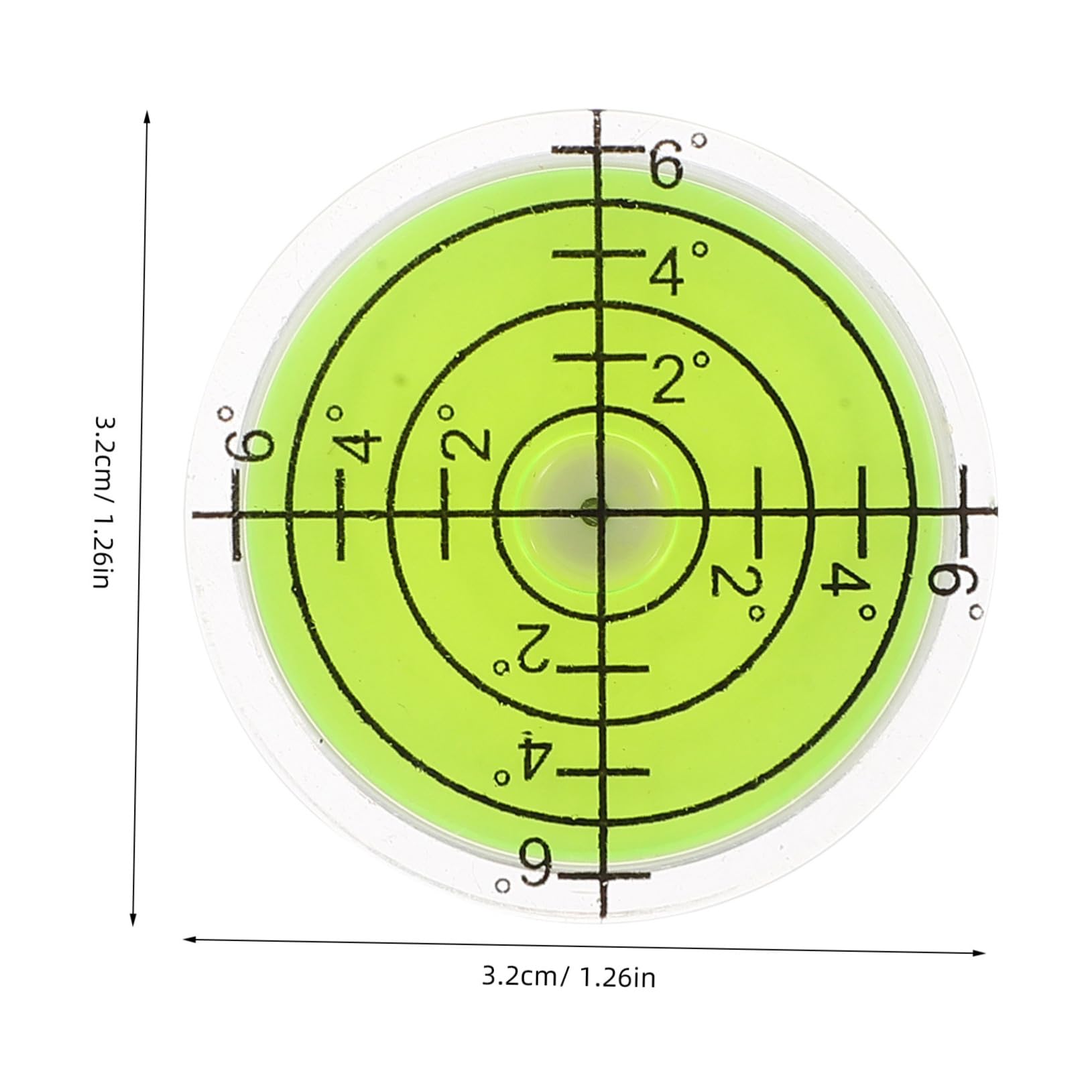 Mikikit Mini Level Keychain 4pcs Small Bubble Level for Construction Diy Projects