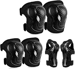Kit De Proteção Juvenil Esportes Skates Bike Patins Joelheira Cotoveleira Munhequeira