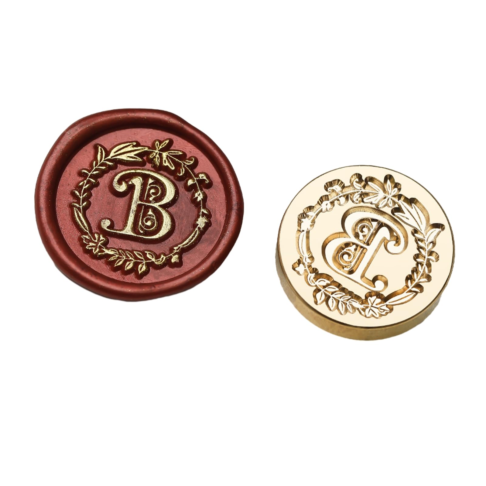 Hsioluted Letter Series Wax Seal Stamp Metal Sealing Wax Stamp for Cards Wedding Invitation Scrapbooking Decorations a Sealing Letter Series Seal for Invitations Card