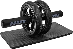 腹筋ローラー 静音 アブローラー スリムトレーナー アブホイール 上半身筋トレ 膝保護マット付き 耐荷重200kg