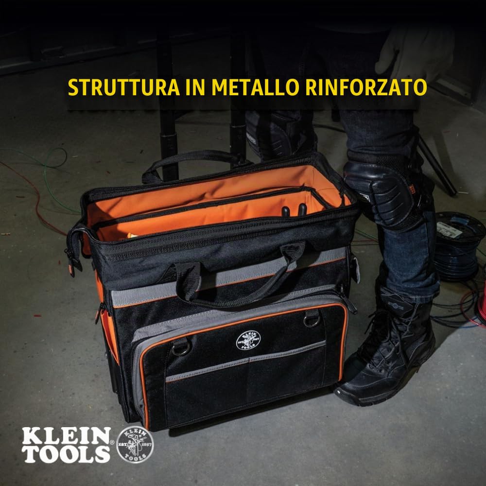 Klein Tools 55597 Tradesman Pro zaino ad alta visibilità, multicolore, 55452RTB