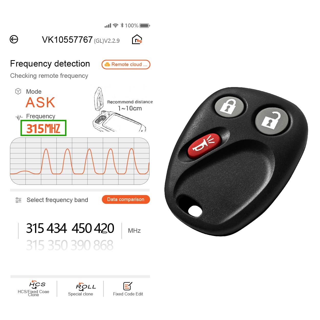 NEW Remote Keyless Fob For GMC Envoy 2002 - 2009 MYT3X6898B VLS