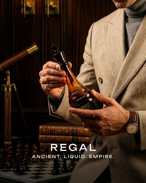 Image of Sarkar Regal Perfume for Men & Women | Long Lasting Fragrance | Oud, Saffron & Amber | Luxury Fragrance For Special Occasions | 25% Concentration | Premium Eau De Parfum 100ml