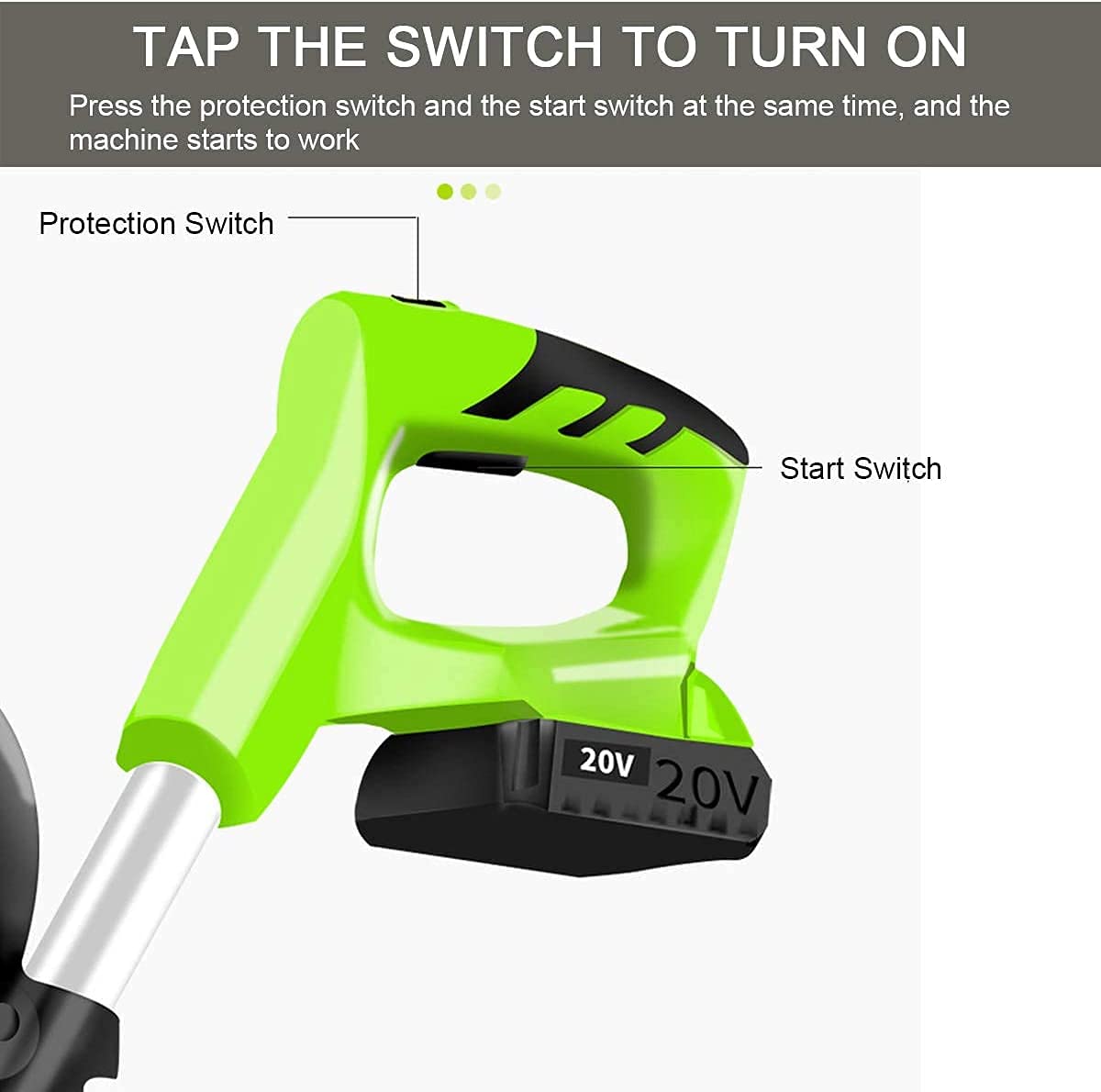 Rotavator eléctrico for jardín, cultivador de jardín inalámbrico de 20 V, desbrozadora/cultivador eléctrico, profundidad de trabajo de 25 cm, cultivador de jardín (con batería de 4,0 Ah y cargador)