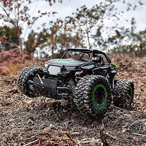 Bezgar Tb142 Rc Cars-1:14 Scale Remote Control Car, 2Wd High Speed 20 Km/H All Terrains Electric Toy Off Road Rc Vehicle Truck Crawler With Two Rechargeable Batteries For Boys Kids And Adults-Green #TOP5