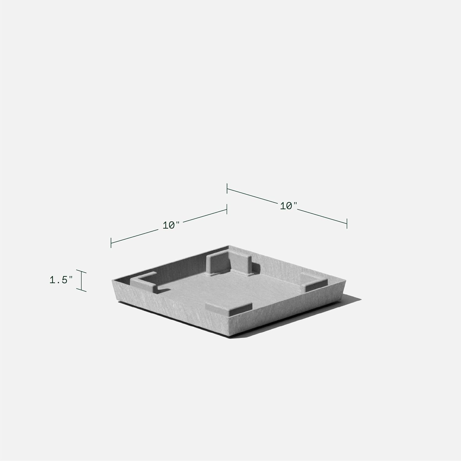 Veradek Pure Series Nobleton 18" Planter Tray (2 Pack)